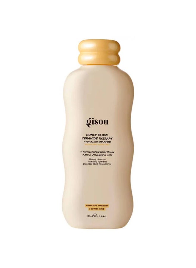 Gisou Honey Gloss Ceramide Therapy Hydrating Shampoo 250ml - Image 1